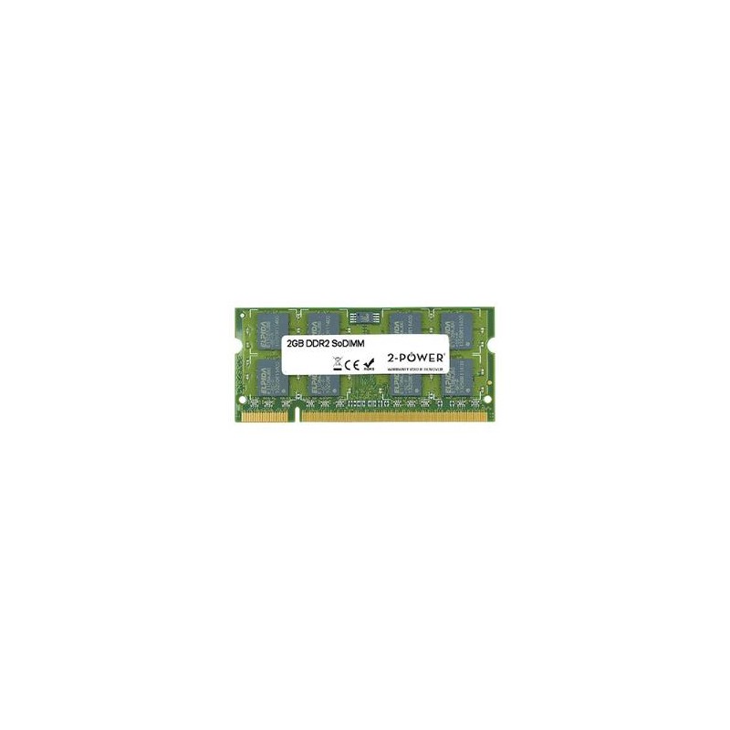 2-Power 2GB PC2-5300S 667MHz DDR2 CL5 SoDIMM 2Rx8 (DOŽIVOTNÍ ZÁRUKA)
