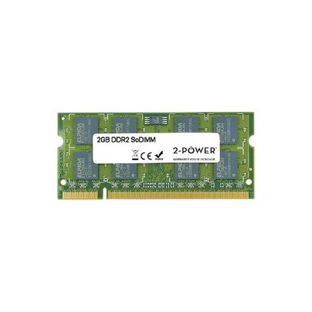 2-Power 2GB PC2-5300S 667MHz DDR2 CL5 SoDIMM 2Rx8 (DOŽIVOTNÍ ZÁRUKA)