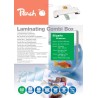 PEACH laminovací Combi Box 50, lam. fólie 10ks A4, 10ks A5, 15ks foto 10x 15cm, 5ks vizitka, 5x štítek, 80 micronů