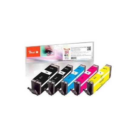 PEACH kompatibilní cartridge Canon PGI-570/CLI-571 MultiPack, bk, pbk, c, m, y