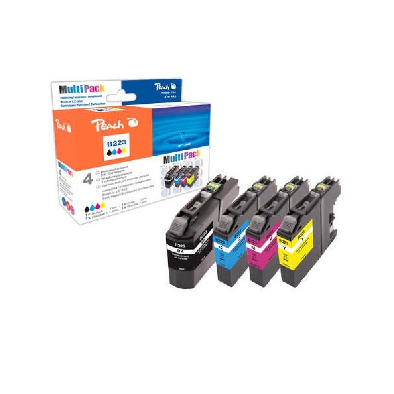 PEACH kompatibilní cartridge Brother LC-223 MultiPack