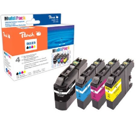 PEACH kompatibilní cartridge Brother LC-223 MultiPack