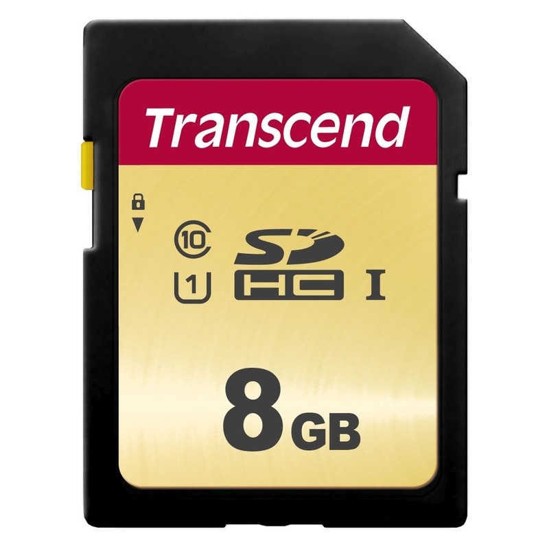 TRANSCEND SDHC karta 8GB 500S, UHS-I U1 (R:95/W:20 MB/s)