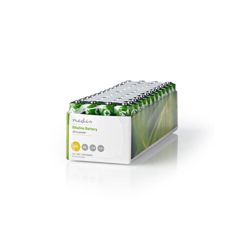 Nedis BAAKLR648BX - Alkalická Baterie AA | 1.5 V | 48 kusů | Box