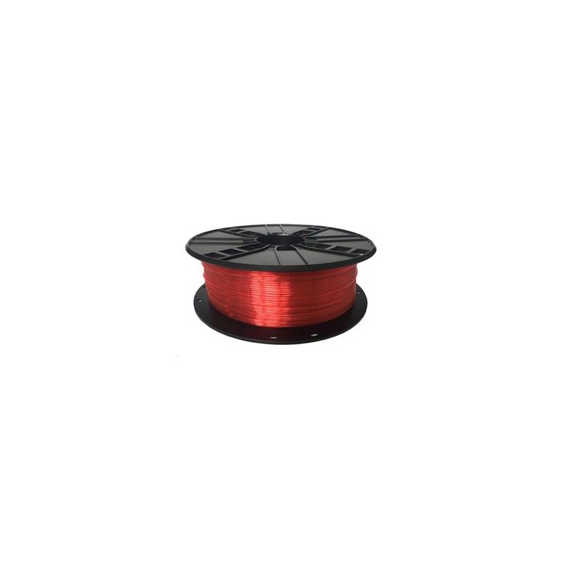GEMBIRD Tisková struna (filament), PETG, 1,75mm, 1kg, červená