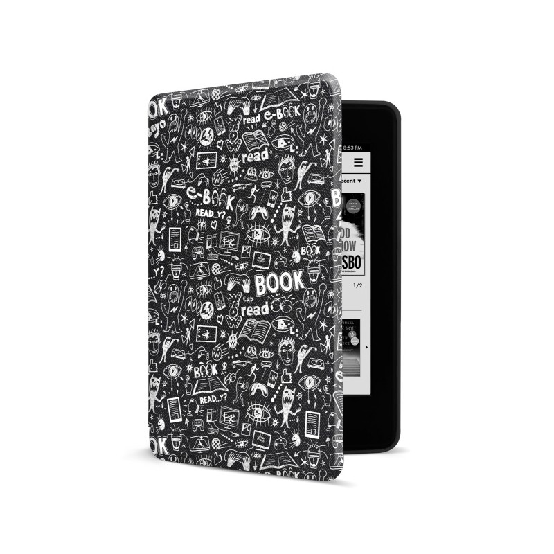 CONNECT IT Doodle pouzdro pro Amazon NEW Kindle Paperwhite 4 (2018), černé