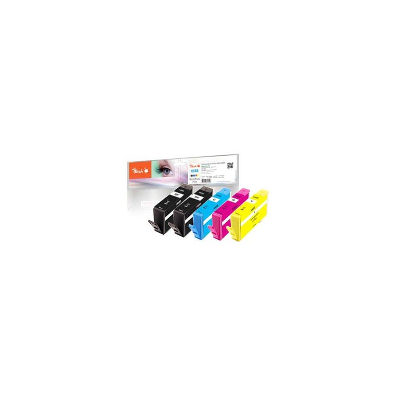 PEACH kompatibilní cartridge HP No 655 MultiPack Plus, InkLevel, 2x19, 3x12 ml.