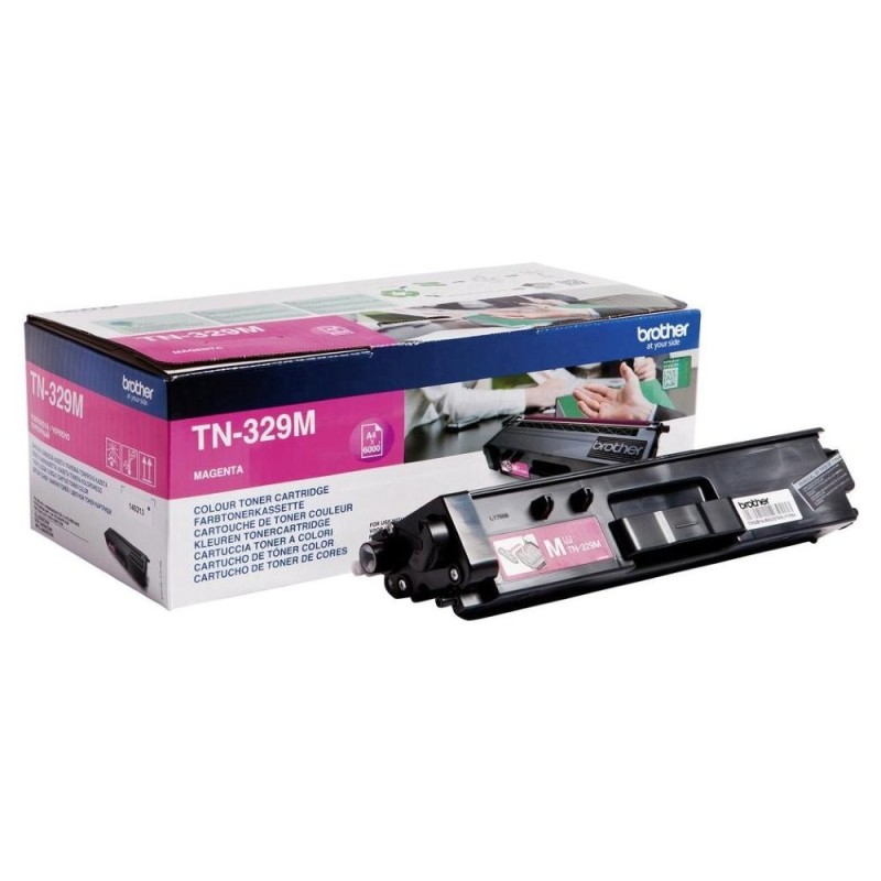 Brother TN-329M, toner magenta, 6 000 str.