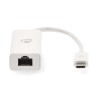 Nedis CCGB64950WT02 - Síťový adaptér USB | USB 3.2 Gen 1 | 1000 Mbps | USB-C Zástrčka | RJ45 Zásuvka | 0.20 m | Bílá