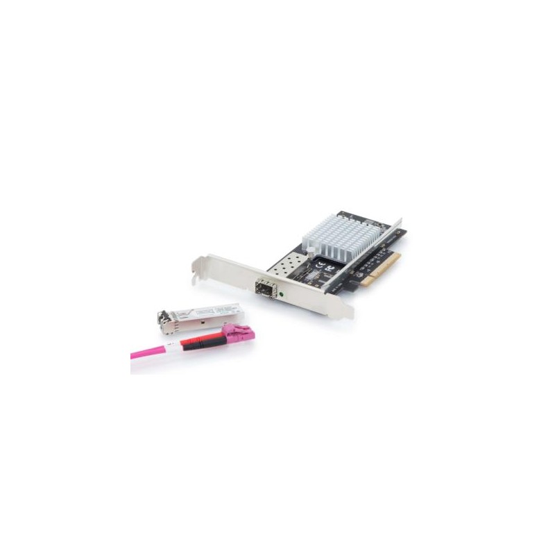 DIGITUS Karta SFP Gigabit Ethernet PCI Express 32-bit, držák s nízkým profilem, čipová sada Intel WGI210Karta SFP Gigabit
