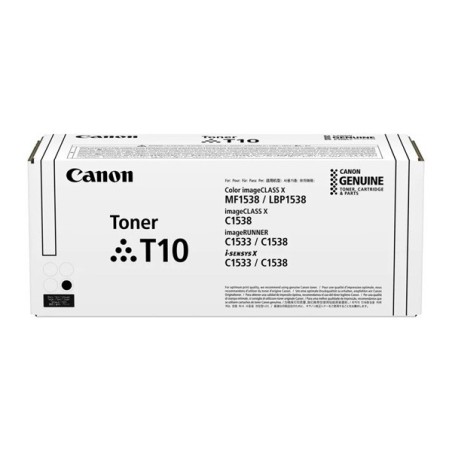 CANON TONER T10 BLACK pro i-SENSYS X C1533i, C1533iF, C1538i, C1538Fi (13 000 str.)