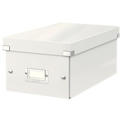 LEITZ Krabice na DVD Click&Store, bílá