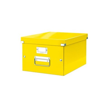 LEITZ Univerzální krabice Click&Store, velikost M (A4), žlutá