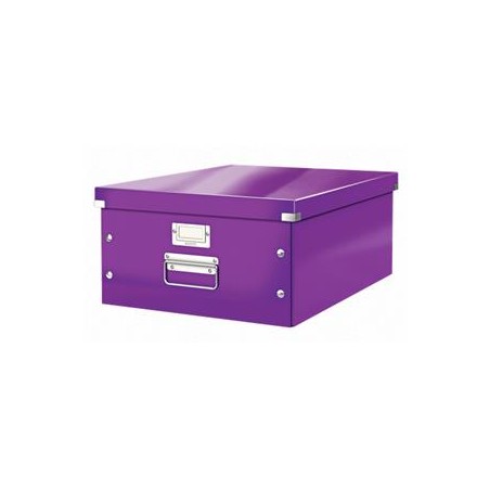 LEITZ Univerzální krabice Click&Store, velikost L (A3), purpurová