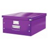 LEITZ Univerzální krabice Click&Store, velikost L (A3), purpurová
