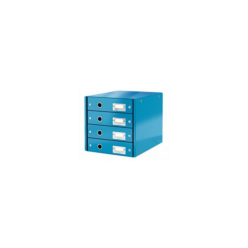 LEITZ Zásuvkový box Click&Store, 4 zásuvky, modrá
