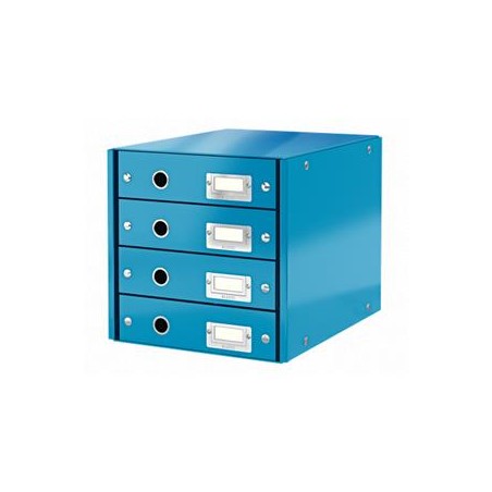 LEITZ Zásuvkový box Click&Store, 4 zásuvky, modrá