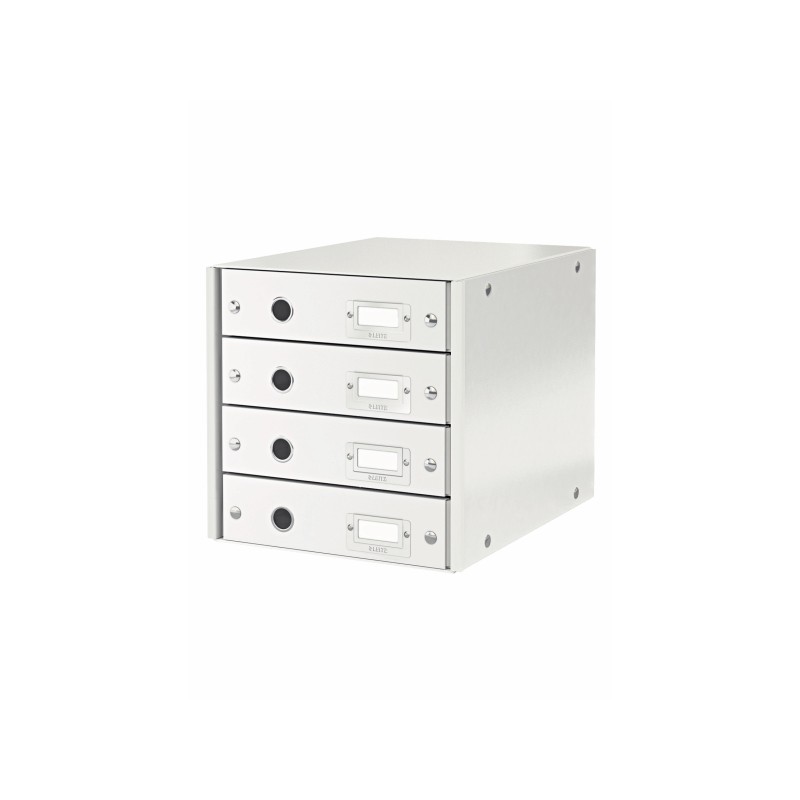 LEITZ Zásuvkový box Click&Store, 4 zásuvky, bílá