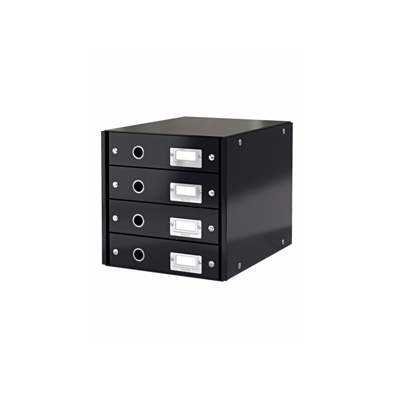 LEITZ Zásuvkový box Click&Store, 4 zásuvky, černá