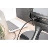 Digitus USB-C - HDMI kabelový adaptér, 1,8 m 4K/30 Hz, černý, kovový kryt