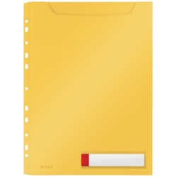 LEITZ Desky velkokapacitní Cosy A4, neprůhledný PP, 3 ks, teplá žlutá