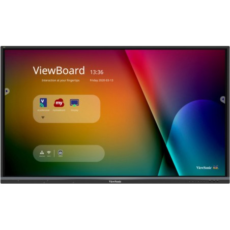 Viewsonic IFP6550-3 65" dotykový 4K/350cd/1200:1/8ms/3xHDMI/VGA/DP/RS232/CVBS/2xPC Slot/RJ45/8xUSB/Repro 2x16W/VESA