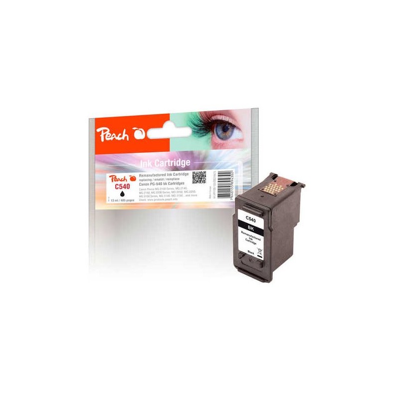 Akce!!! PEACH kompatibilní cartridge Canon PG-540BK, 5225B005, černá, 13 ml