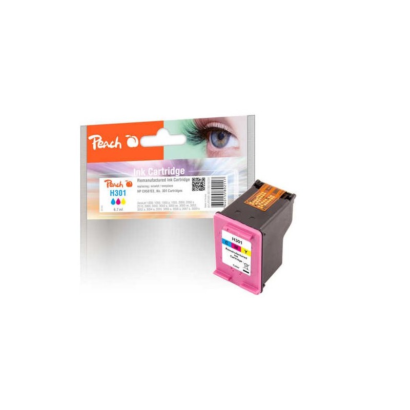 PEACH kompatibilní cartridge HP CH562EE No.301, Color, 6,7 ml