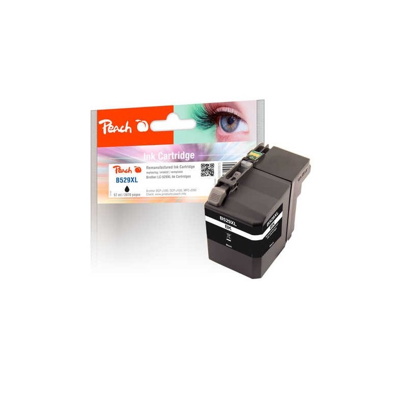 PEACH kompatibilní cartridge Brother LC-529XL, Black, 57 ml