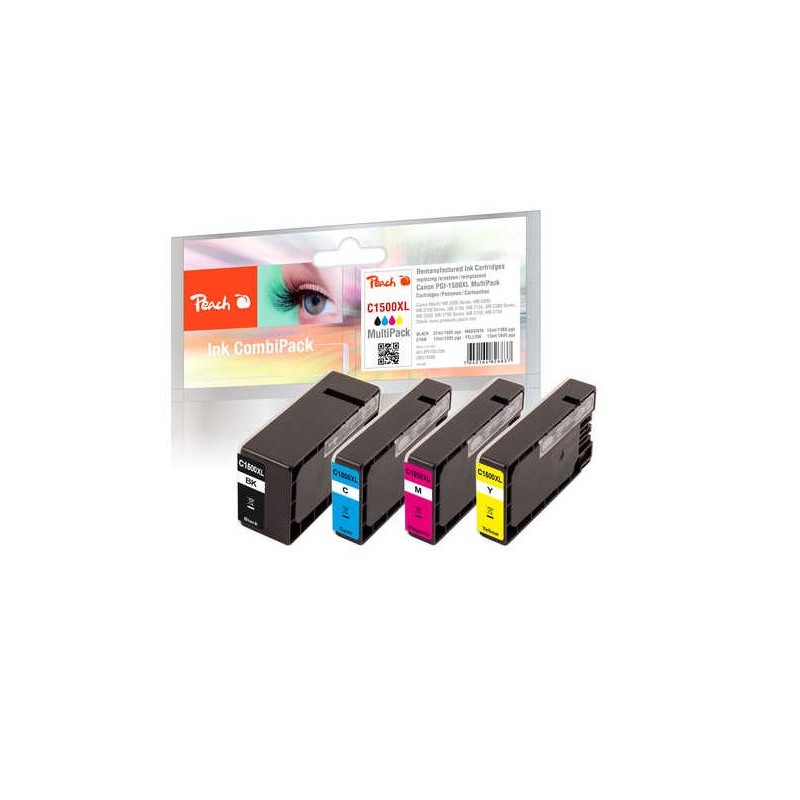 PEACH kompatibilní cartridge Canon PGI-1500XL CombiPack, 1x37/3x13ml