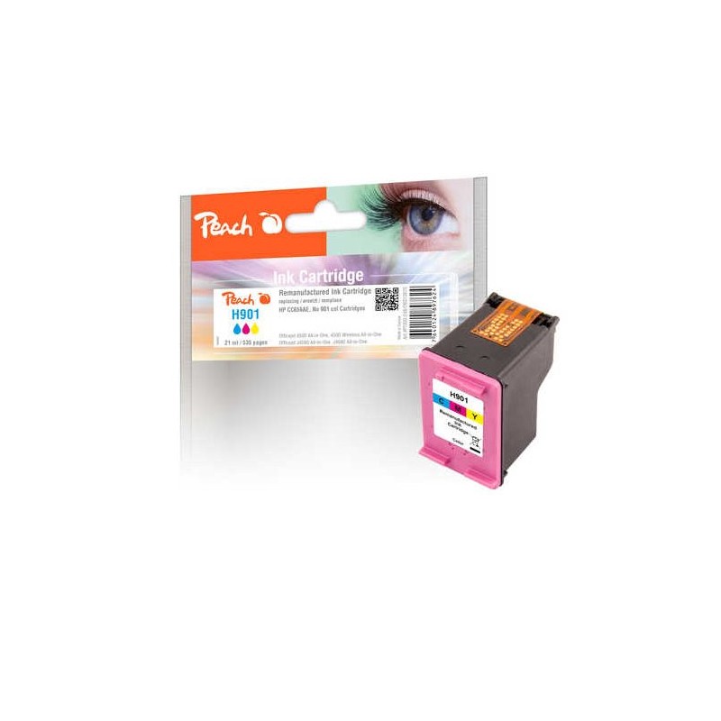 PEACH kompatibilní cartridge HP CC656AE No.901, colour, 21 ml