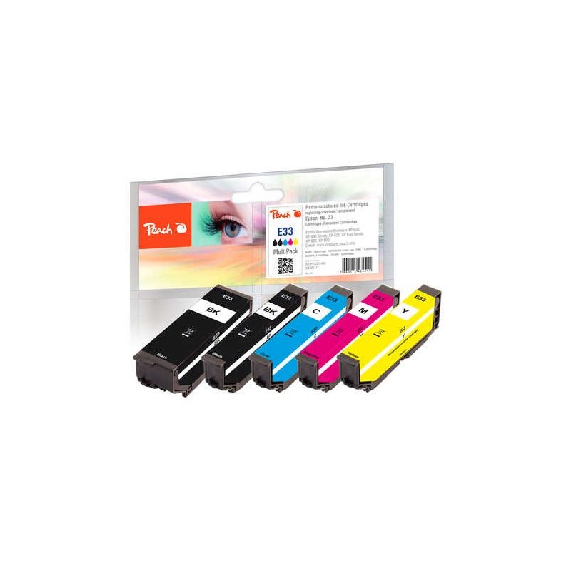 PEACH kompatibilní cartridge Epson T3337, No 33, MultiPack