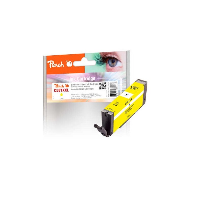 PEACH kompatibilní cartridge Canon CLI-581 XXL, yellow, 12 ml