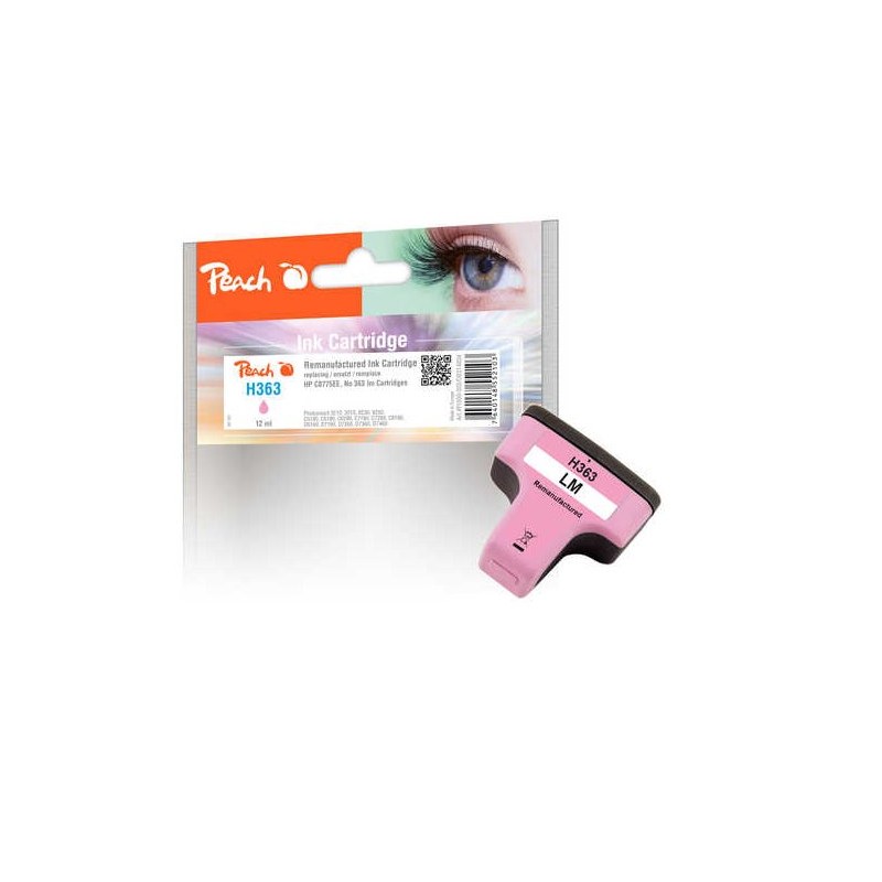 PEACH kompatibilní cartridge HP C8775EE No.363, Magenta light, 12 ml
