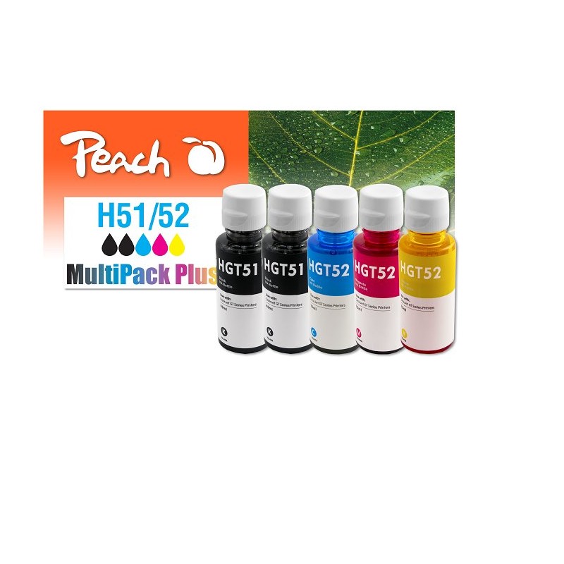 PEACH kompatibilní cartridge HP GT51, GT52, MultiPack Plus