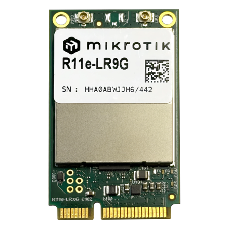MikroTik R11e-LR9G, LoRa miniPCI-e card pro 902-928MHz