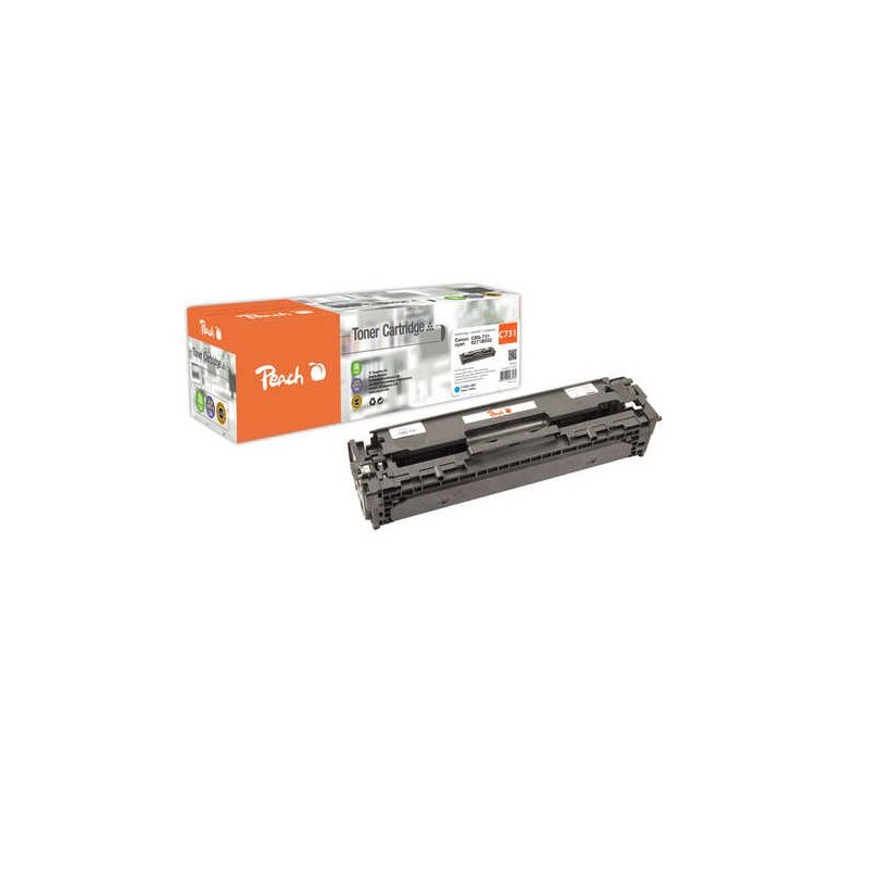 PEACH kompatibilní toner Canon CRG-731, azurová, 1800str.