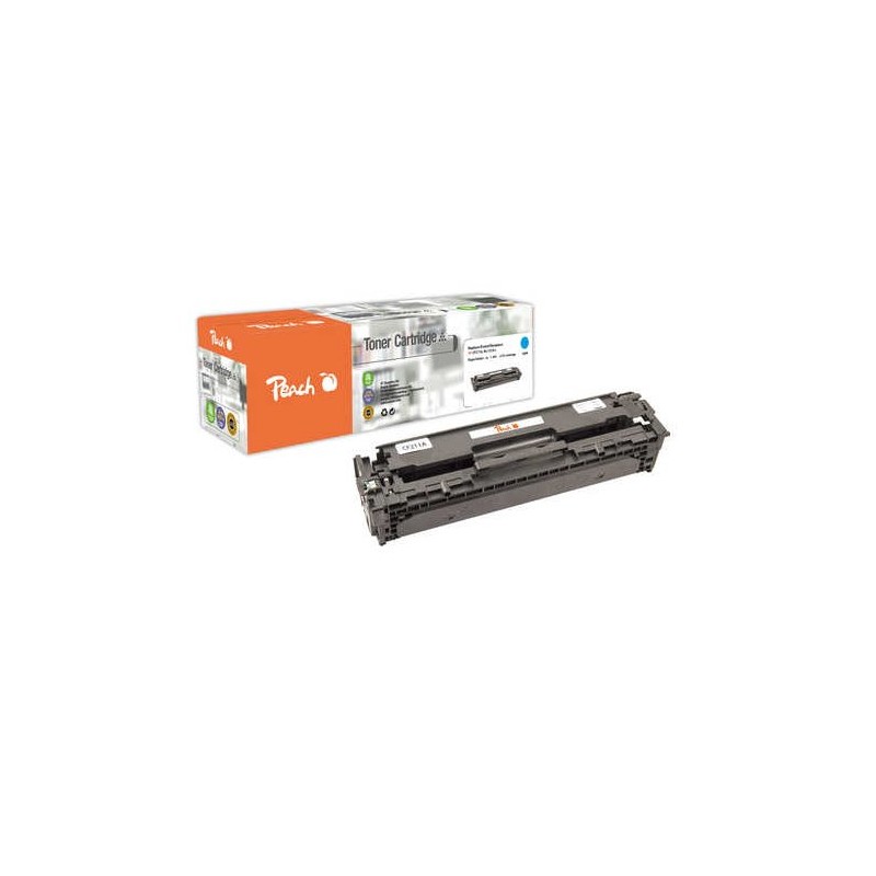 PEACH kompatibilní toner HP CF211A, No 131A, azurová, 1800str