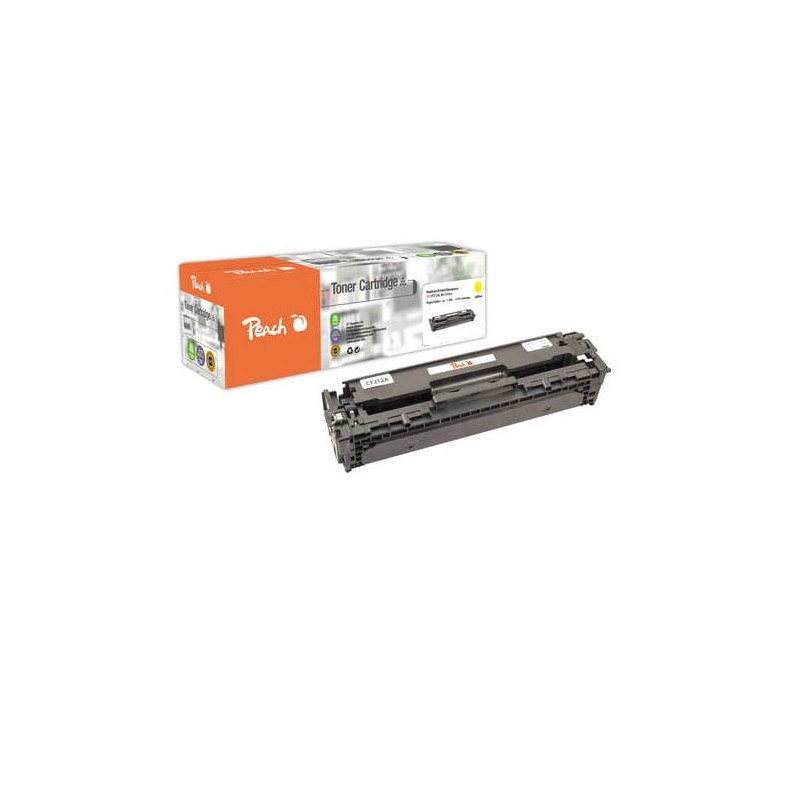 PEACH kompatibilní toner HP CF212A, No 131A, žlutá, 1800str