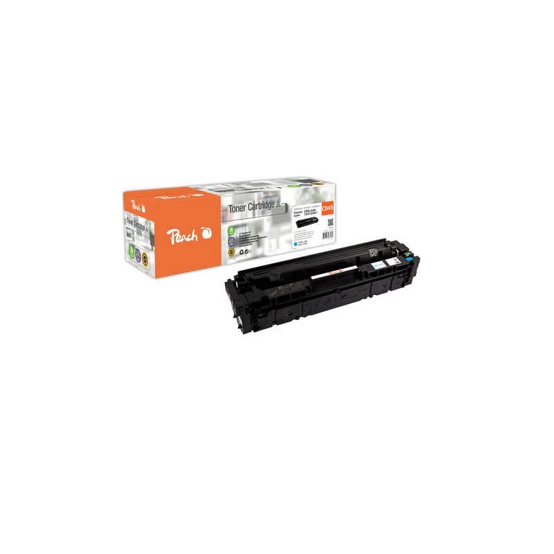 PEACH kompatibilní toner Canon CRG-045, azurová, 1300str.