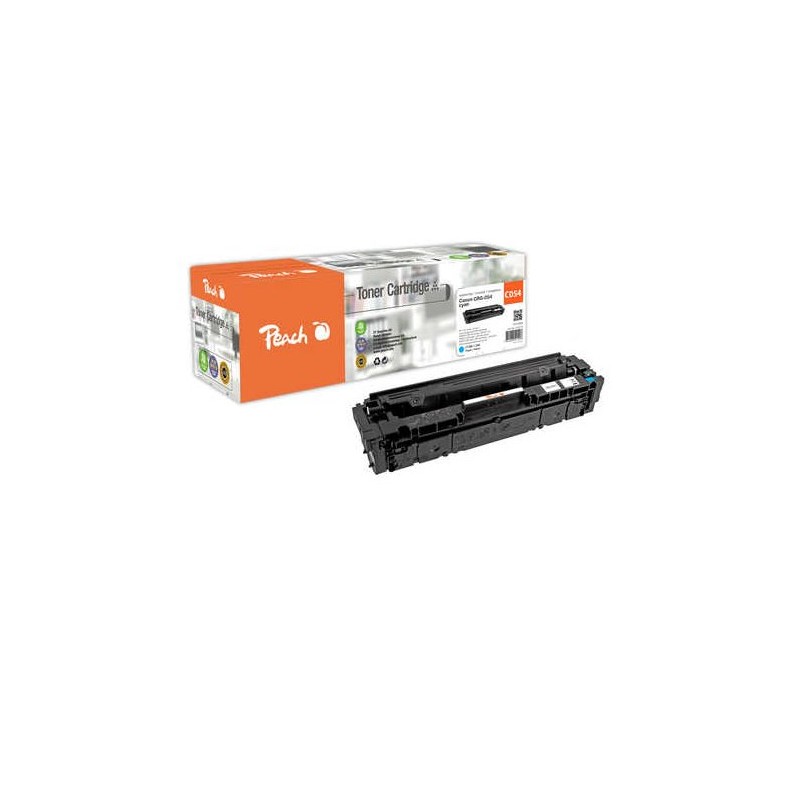 PEACH kompatibilní toner Canon CRG-054, azurová, 1200str.