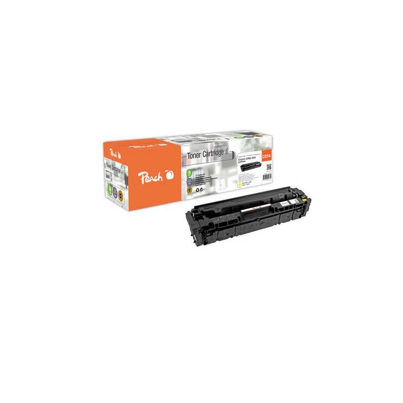 PEACH kompatibilní toner Canon CRG-054, žlutá, 1200str.