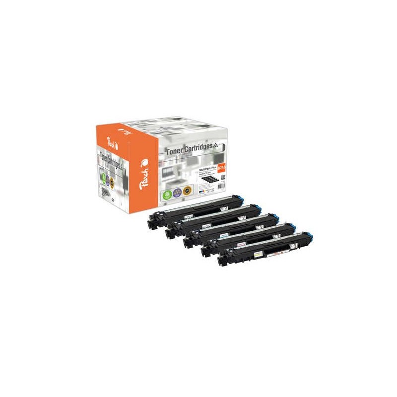 PEACH kompatibilní cartridge Brother DCPL-3500 TN-243 CombiPack Plus, 5x1000str