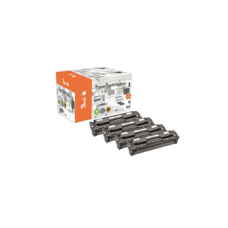 PEACH kompatibilní toner HP CF210A, CF211A, CF212A, CF213A, No 131A, CombiPack