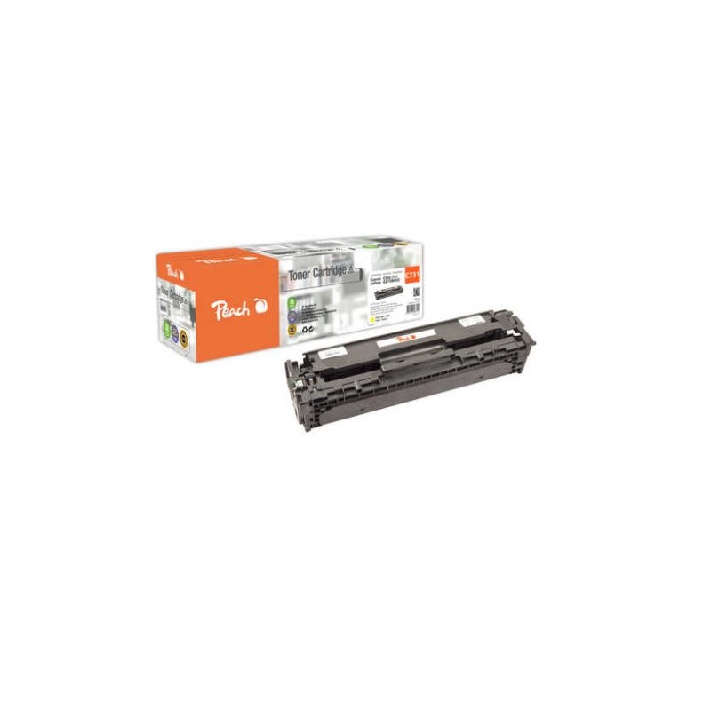 PEACH kompatibilní toner Canon CRG-731, žlutá, 1800str.