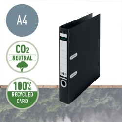 LEITZ Ekologický pákový pořadač 180° RECYCLE, 52 mm, černá