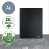 LEITZ Ekologické tříchlopňové kartonové desky RECYCLE, A4, černá