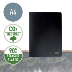 LEITZ Ekologická katalogová kniha RECYCLE A4, PP, 40 kapes, černá
