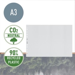 LEITZ Ekologické kapsy RECYCLE, A3 na šířku, GC, 100 mic, sáček 25ks