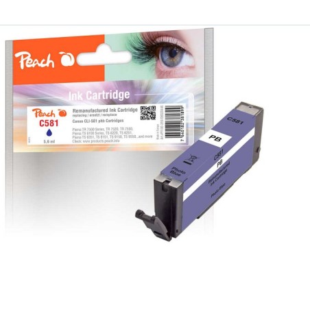 PEACH kompatibilní cartridge Canon PGI-580XL, black, 17ml